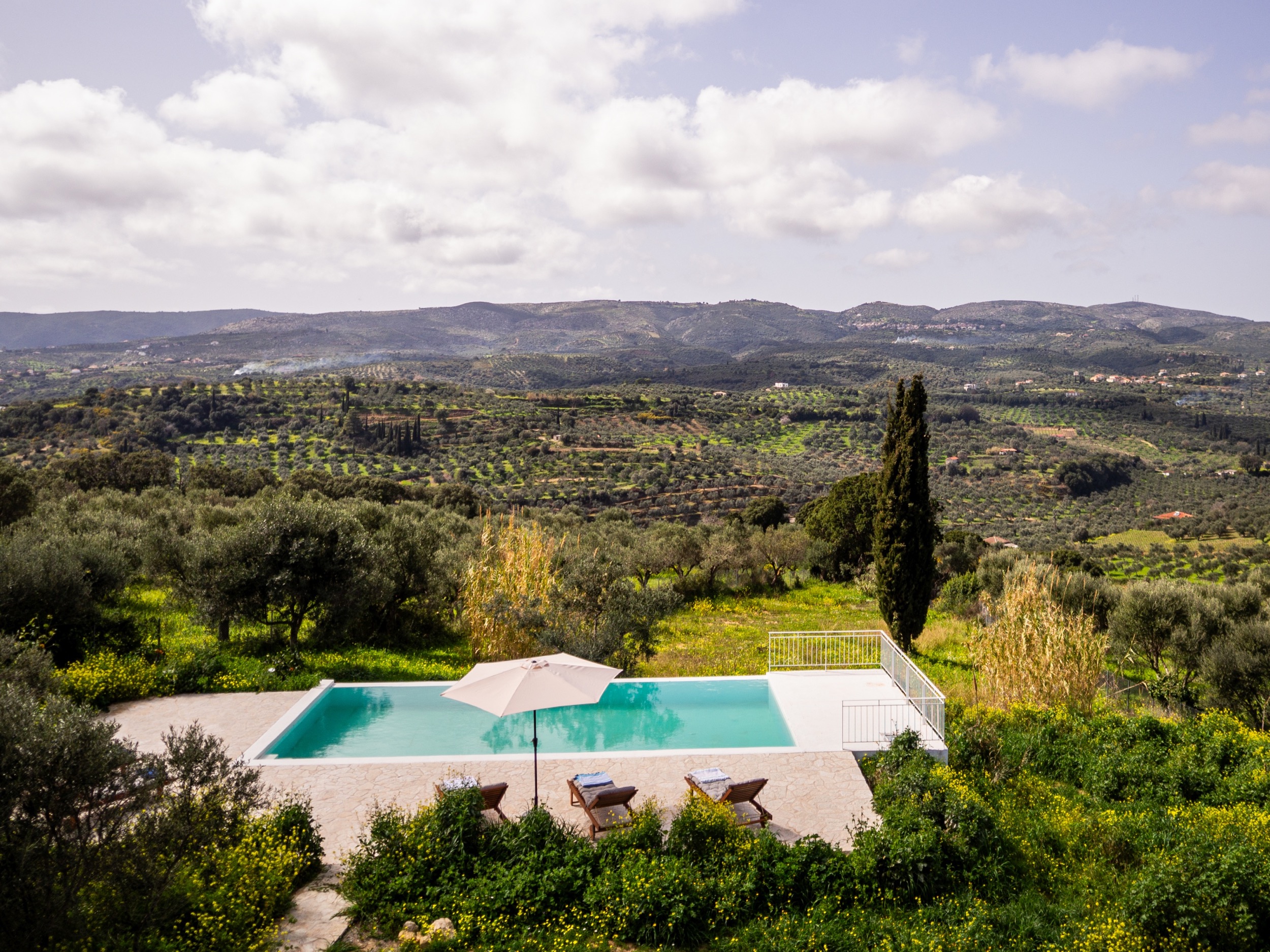 aussenbereich villa gerakada koroni peloponnes 16