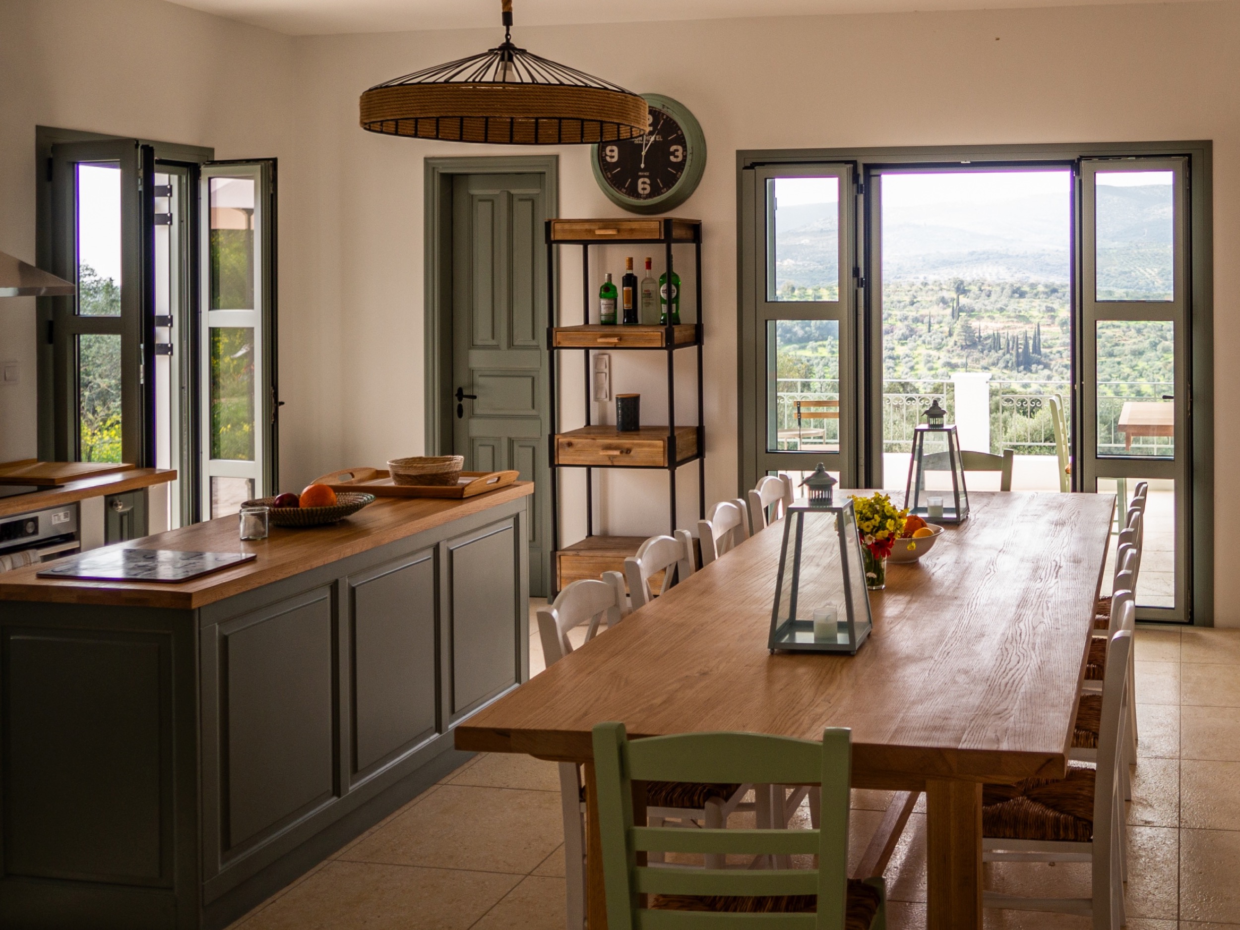 wohnbereich kueche villa gerakada koroni peloponnes 1